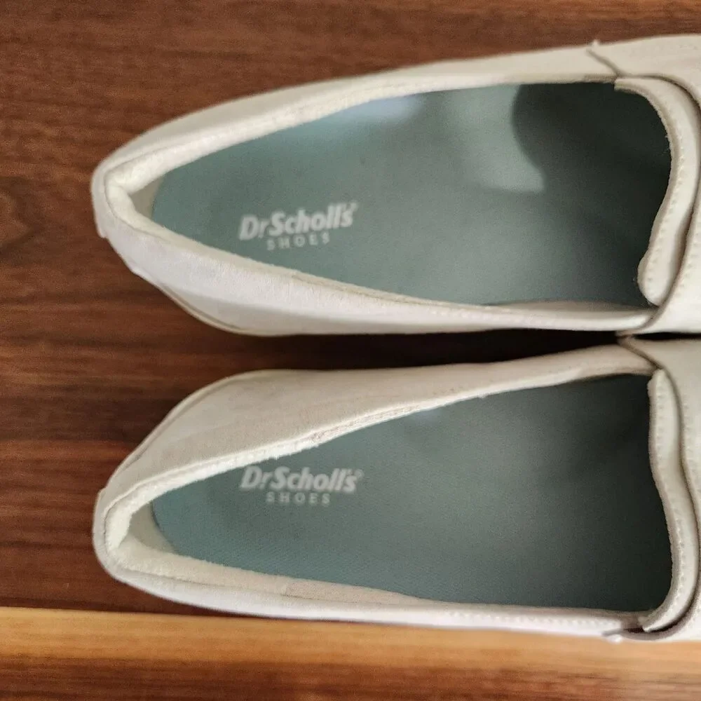 Dr Scholls Nova Sneakers Womens 10M Slip On Comfort Loafer Shoes Light Gray